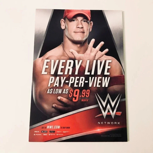2014 WWE Wrestling  Official Program John Cena - Picture 2 of 16